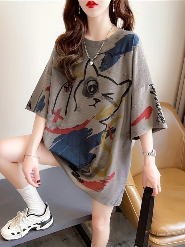 01-25.jpg Premium Trendy Summer Cartoon T-Shirt