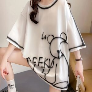 Comfort Trendy Loose-Fit Cartoon T-Shirt