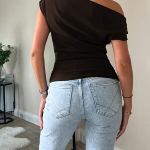 Trendy Elegant Off-Shoulder Shirt