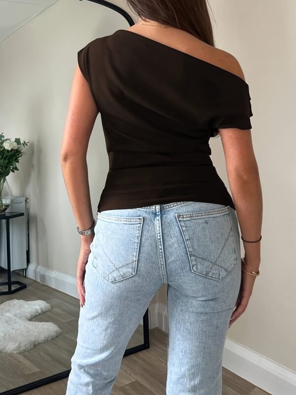 Trendy Elegant Off-Shoulder Shirt