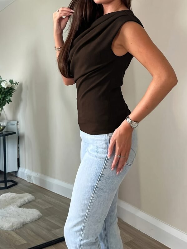 Trendy Elegant Off-Shoulder Shirt