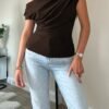 Trendy Elegant Off-Shoulder Shirt