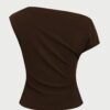 Trendy Elegant Off-Shoulder Shirt