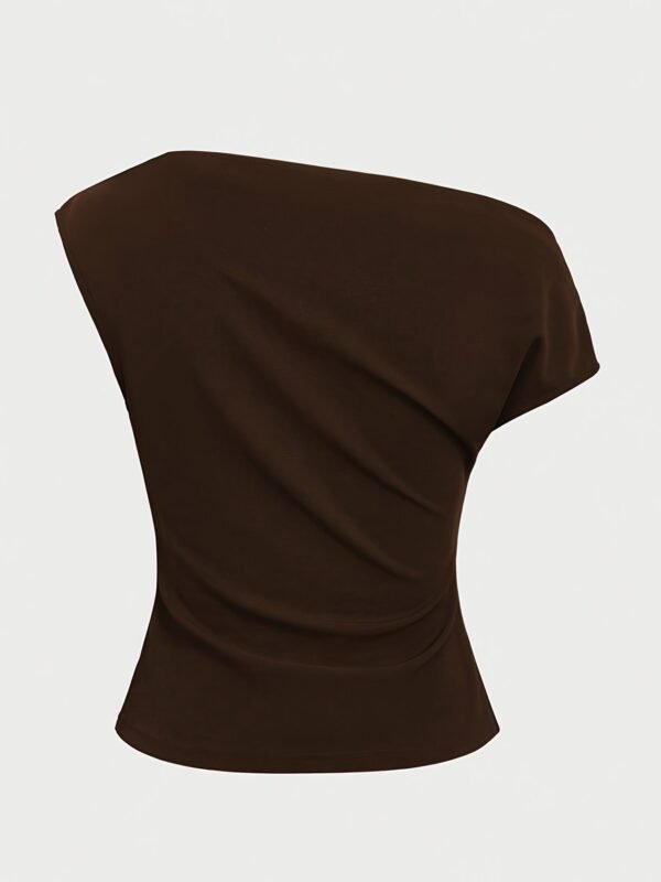 Trendy Elegant Off-Shoulder Shirt