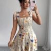 2d90b6011fc5452d93cc08ee1ed8ab27-goods.jpeg Printed Bow-Waist Holiday Jumpsuit