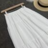 Classic White Midi Skirt