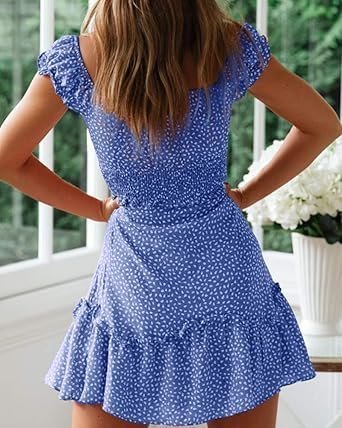 Women's Ruffle Mini Dress
