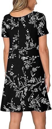 Women's T-Shirt Dress with Pockets