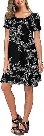 Women's T-Shirt Dress with Pockets