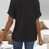 Women's Short Sleeve T-Shirt - V-Neck