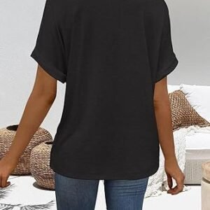 Women's Short Sleeve T-Shirt - V-Neck