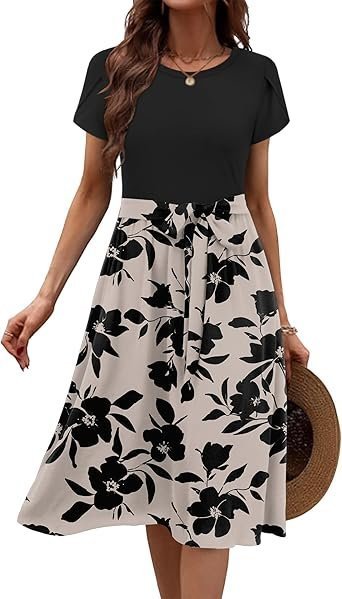 Women's Midi Dress with Pockets