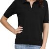 Women's Ribbed Polo Shirt