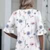 Women's Blouse - V-Neck