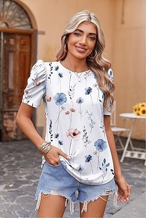 816Yc-qOlZL._AC_SY445_.jpg Women's Puff Sleeve Blouse