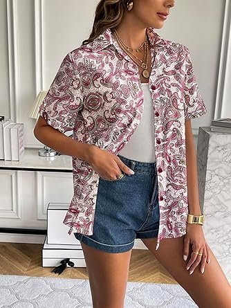 Women's Short Sleeve Blouse