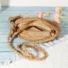 Boho Luxe Round Cutout Crossbody Bag