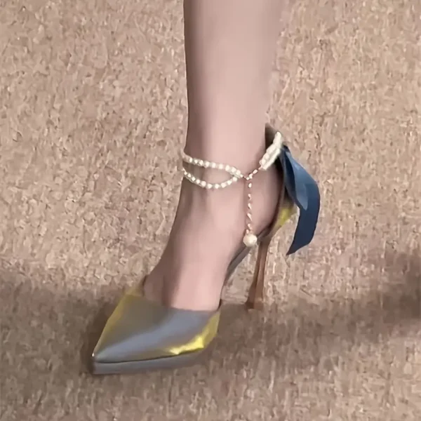 Trendy Elegant Blue High Heels
