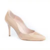 Trendy Sleek Pointed-Toe Face Slide Heels