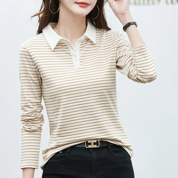 Women's Long Sleeve Polo Shirt