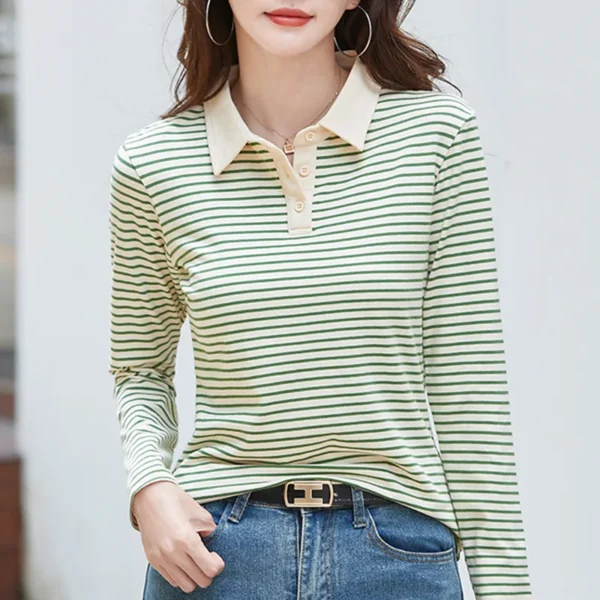 Women's Long Sleeve Polo Shirt