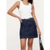 S5f4d0d3134144c6dbd9c55ac5a72d83bS.webp Women's High Waist Mini Skirt - Denim