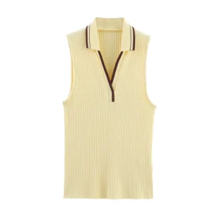 Women's Ribbed Polo Shirt