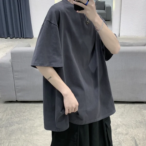 Sd75c0e0c856245d9870cd26c1cef0431X.webp Men's Oversized T-Shirt - O-Neck