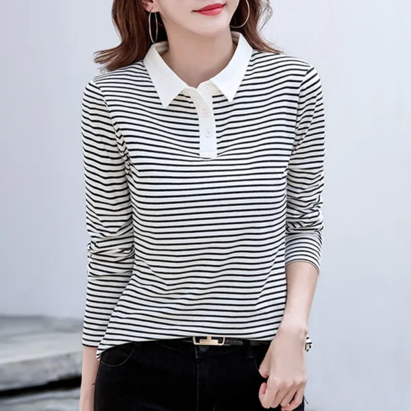 Women's Long Sleeve Polo Shirt
