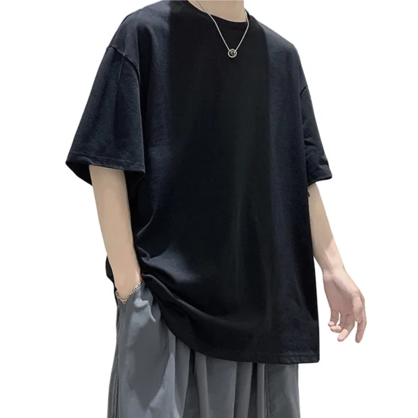 Sfcd543c7b941464585a94a840376fbb5T.webp Men's Oversized T-Shirt - O-Neck