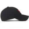 baee0216-cdde-4ec2-a4c1-8e82b29d38b7.webp Premium Casual Black Baseball Cap with Red Star