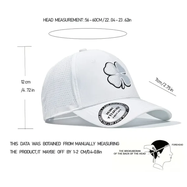 Modern Lucky Life Four-Leaf Clover Baseball Hat